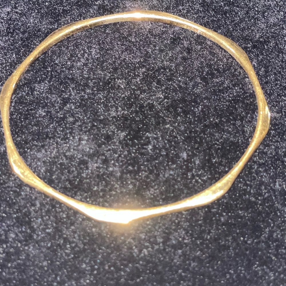 Gold Bangle Bracelet - Picture 2 of 7